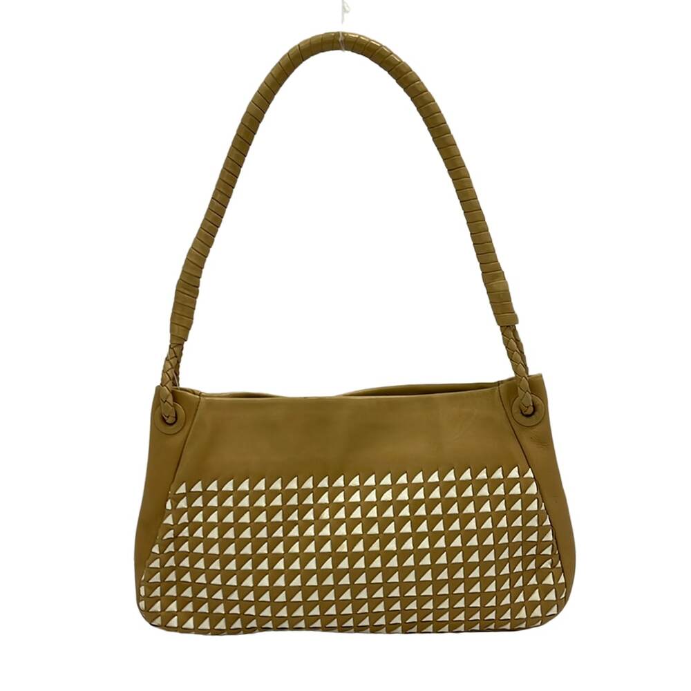 Bottega Veneta Shoulder Bag Beige White